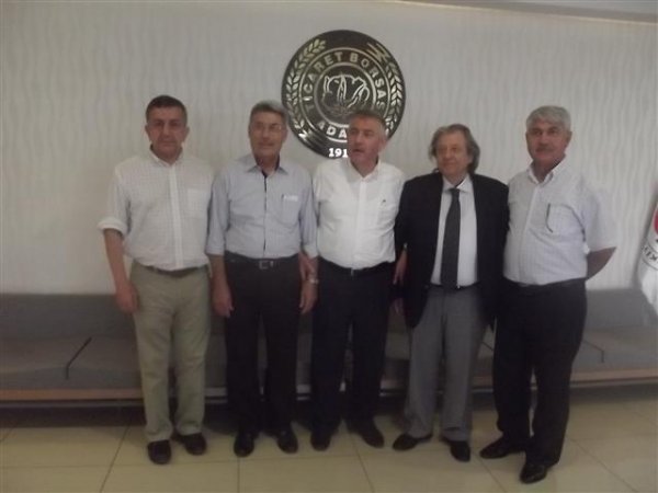 Yönetim Kurulumuz Adana Ticaret Borsası Başkanı Muammer Çalışkan ve Yönetim Kurulu Üyelerine Hayırlı olsun Ziyaretinde bulundu.