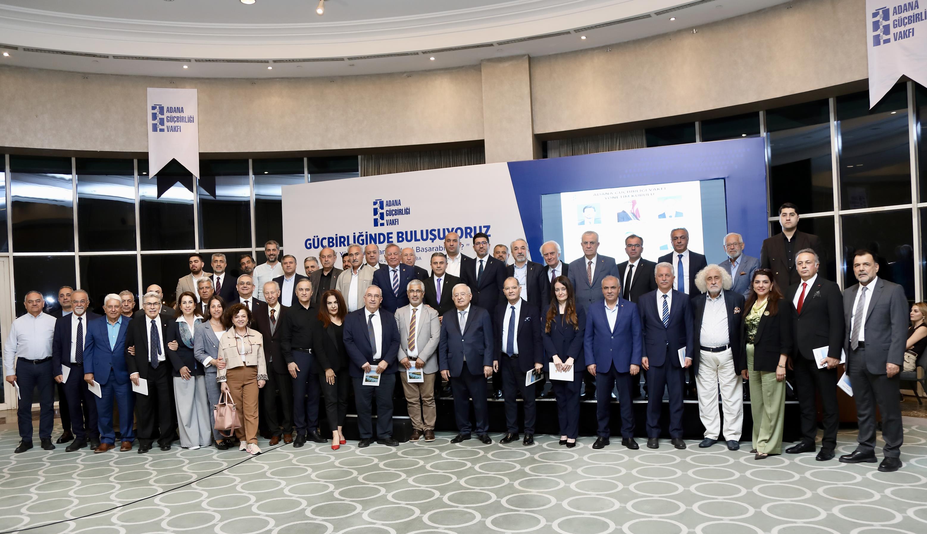 ADANA GÜÇBİRLİĞİ VAKFI KURUCU BAŞKANINI AĞIRLADI.